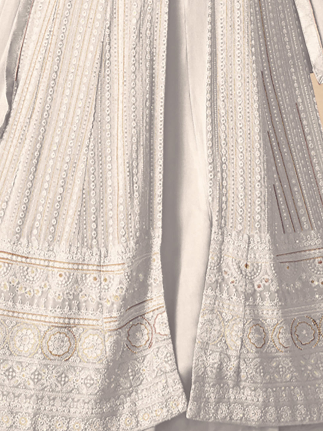 Georgette Embroidered Bollywood Semi-Stitched Salwar Kameez with Zari Sequins work-750008