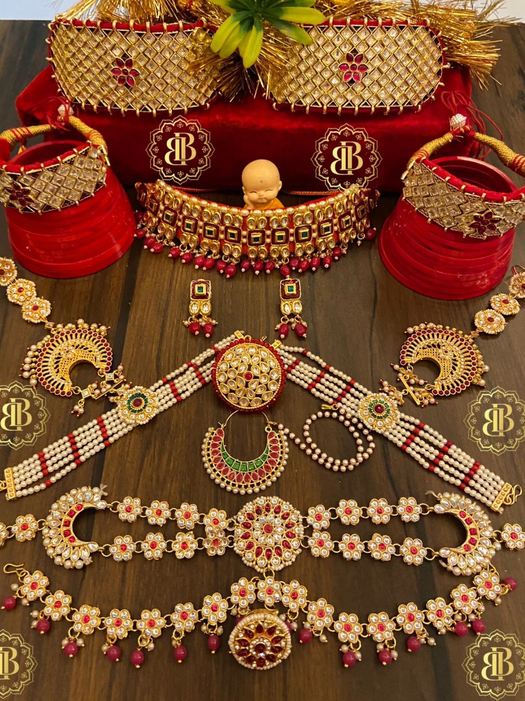 Rajputi jewellery store combo set