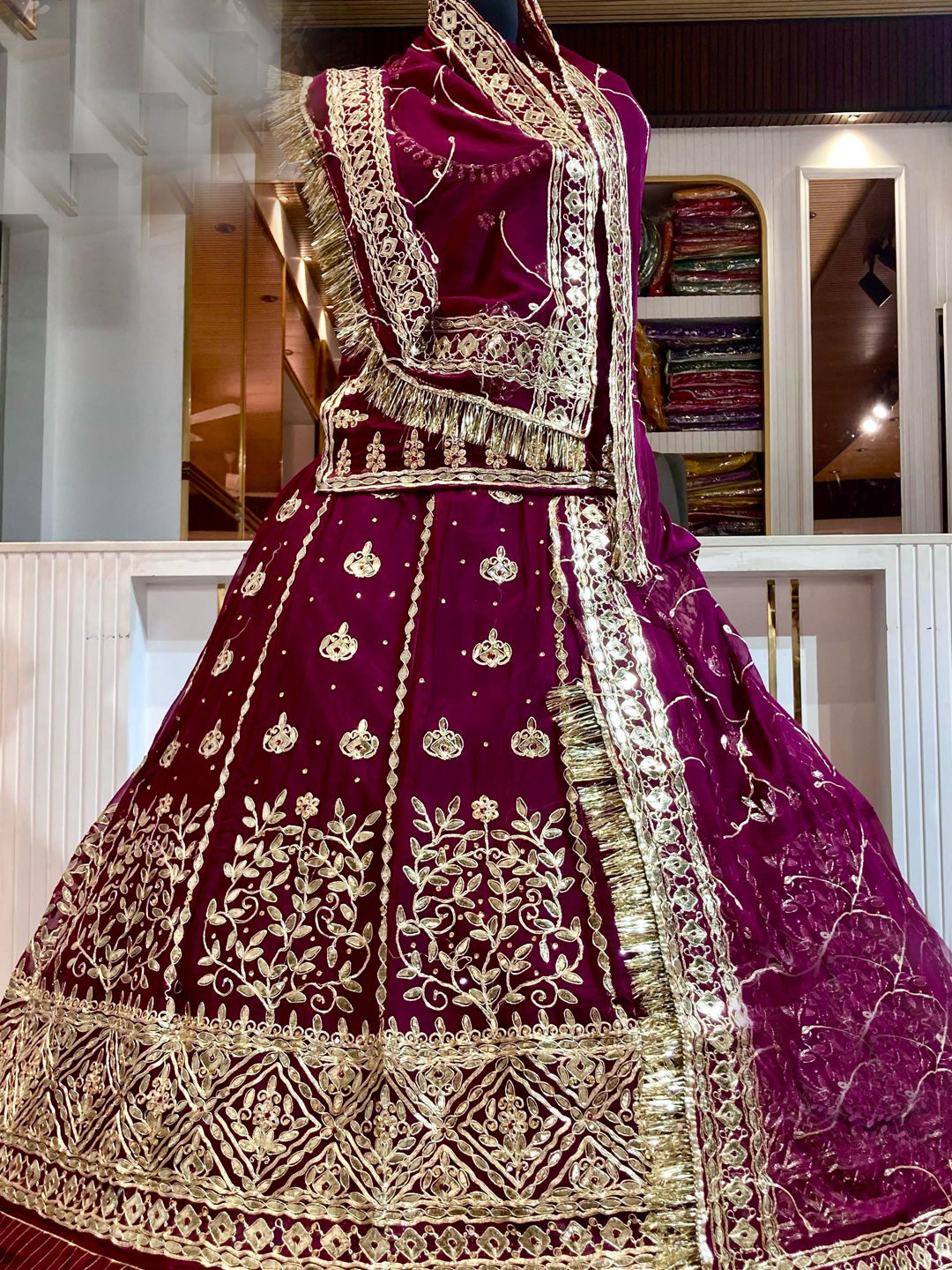 Humarahi Pure Wedding Sangeet Premium quality Rajputi Poshak-91206
