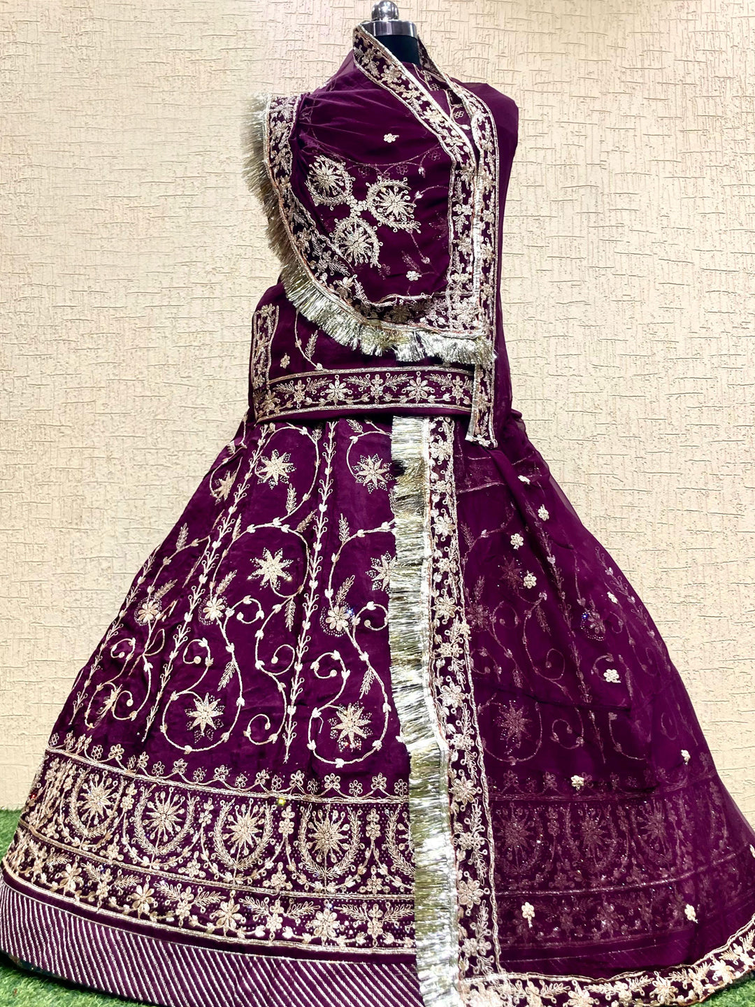 Upada Silk Wedding Sangeet Premium quality Rajputi Poshak-91242