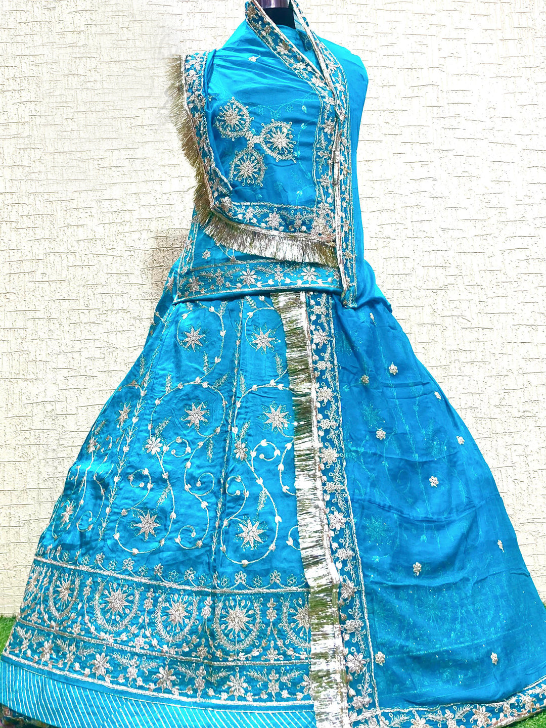 Upada Silk Wedding Sangeet Premium quality Rajputi Poshak-91243