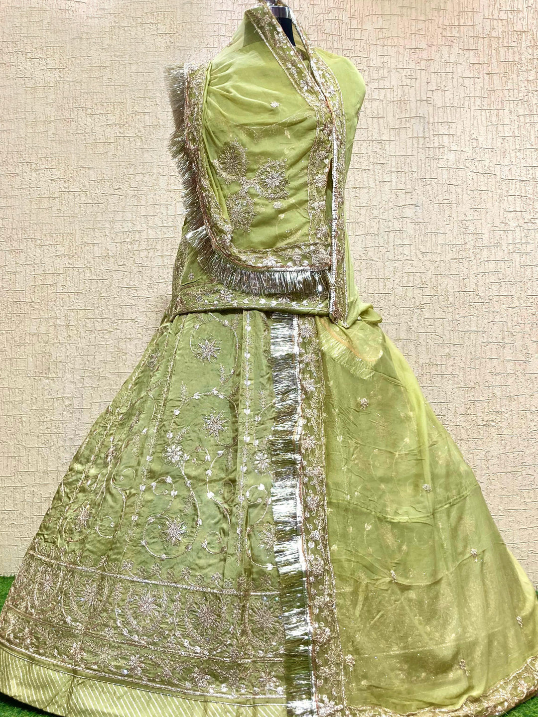 Upada Silk Wedding Sangeet Premium quality Rajputi Poshak-91245