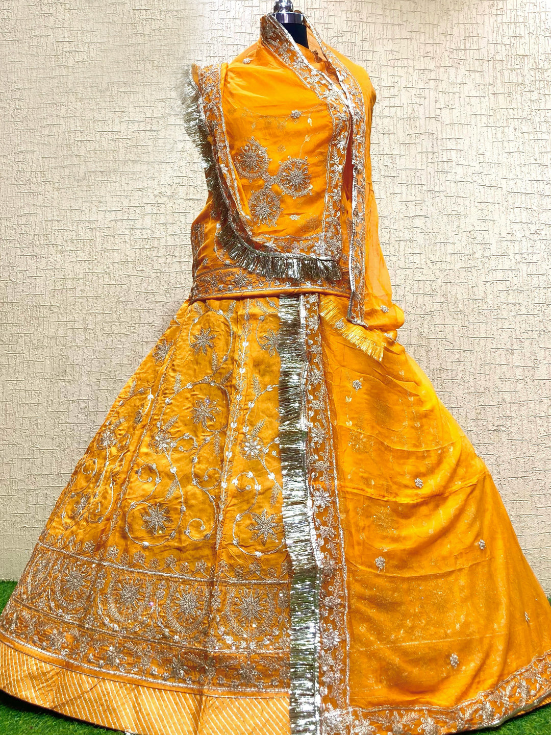 Upada Silk Wedding Sangeet Premium quality Rajputi Poshak-91246