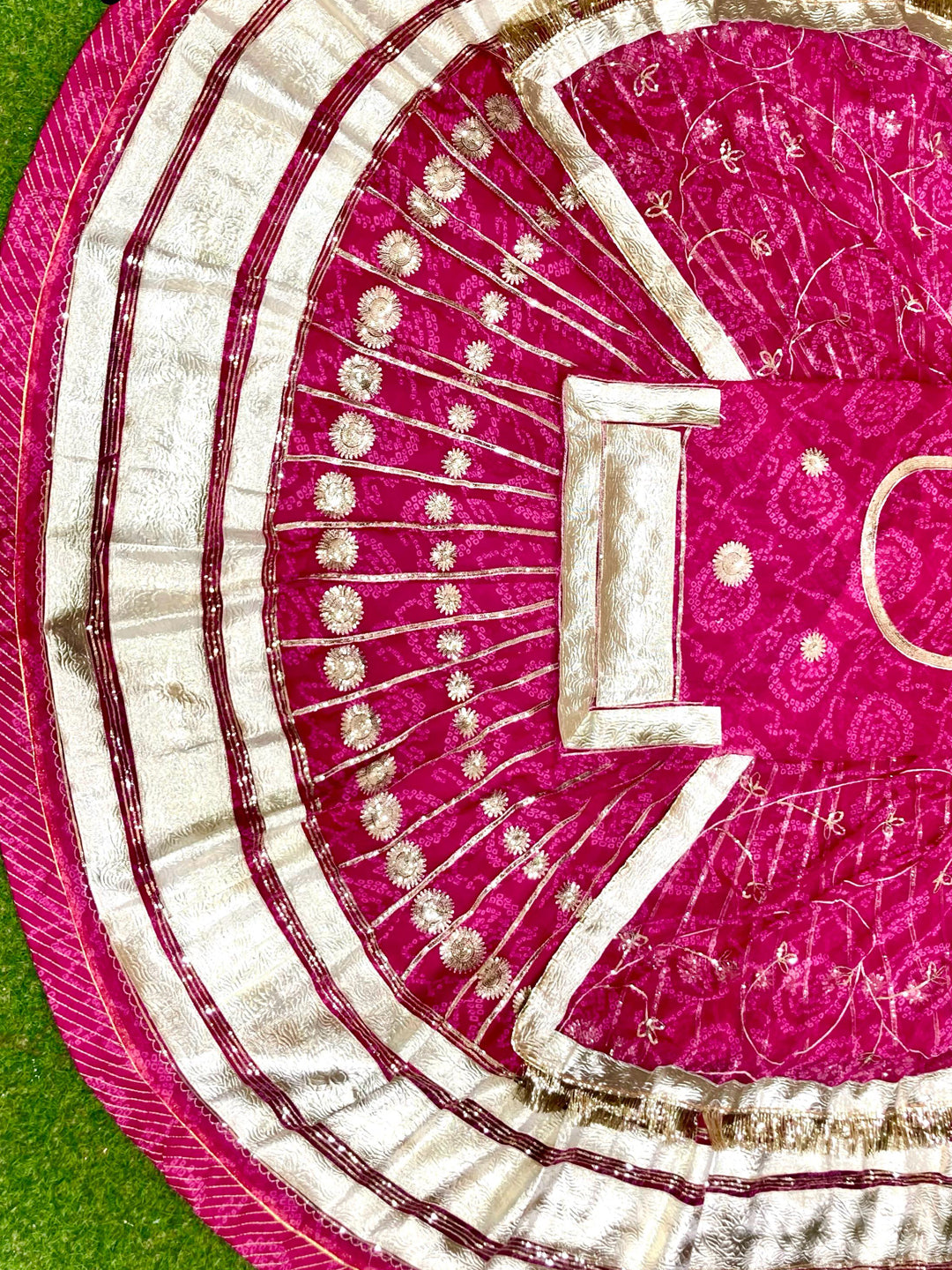 Royal Pure fabric with Bright color Premium quality Rajputi Poshak-91238