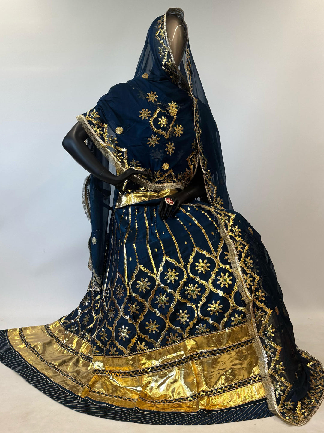 Semi Bumper 12 Kali Humrahi Pure Premium quality Rajputi Poshak-91292