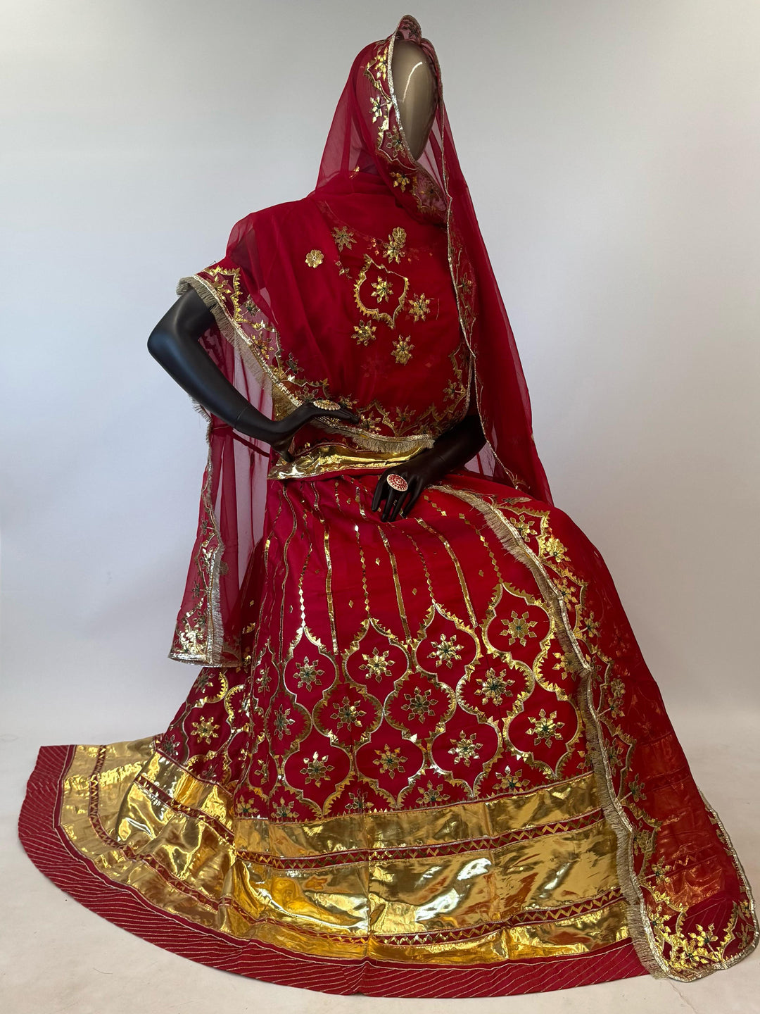 Semi Bumper 12 Kali Humrahi Pure Premium quality Rajputi Poshak-91291