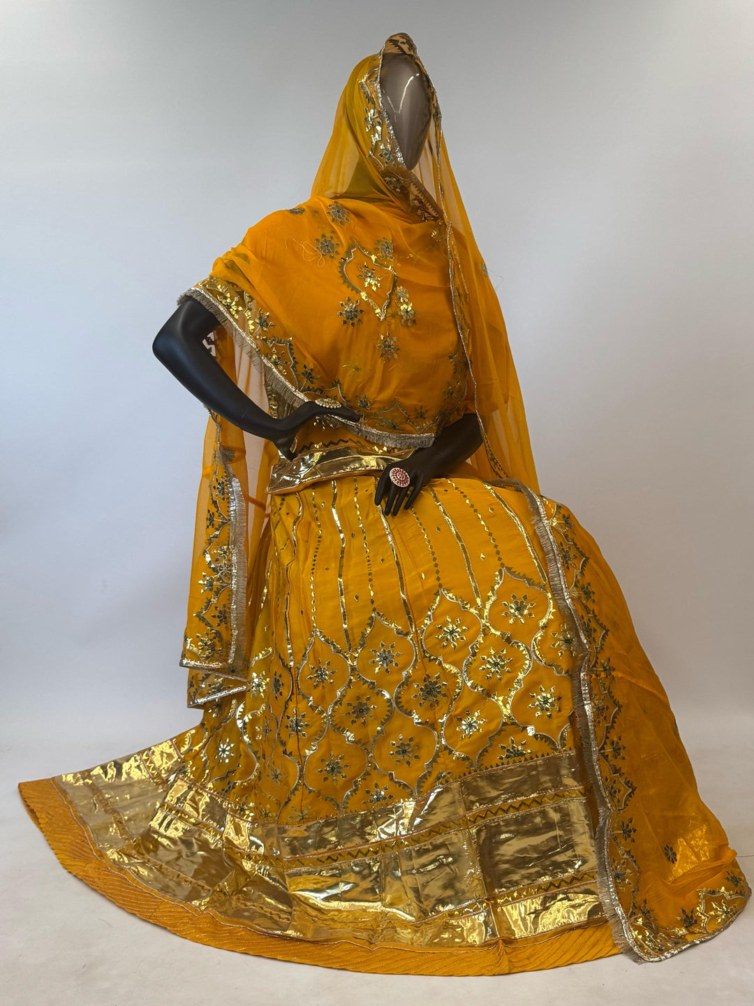 Semi Bumper 12 Kali Humrahi Pure Premium quality Rajputi Poshak-91290