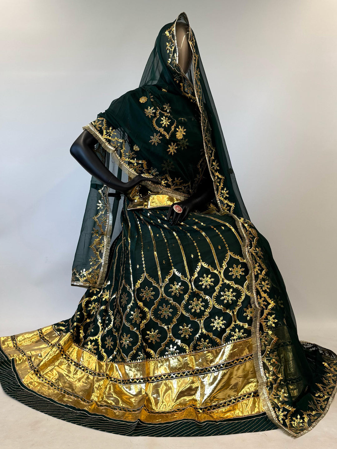 Semi Bumper 12 Kali Humrahi Pure Premium quality Rajputi Poshak-91289