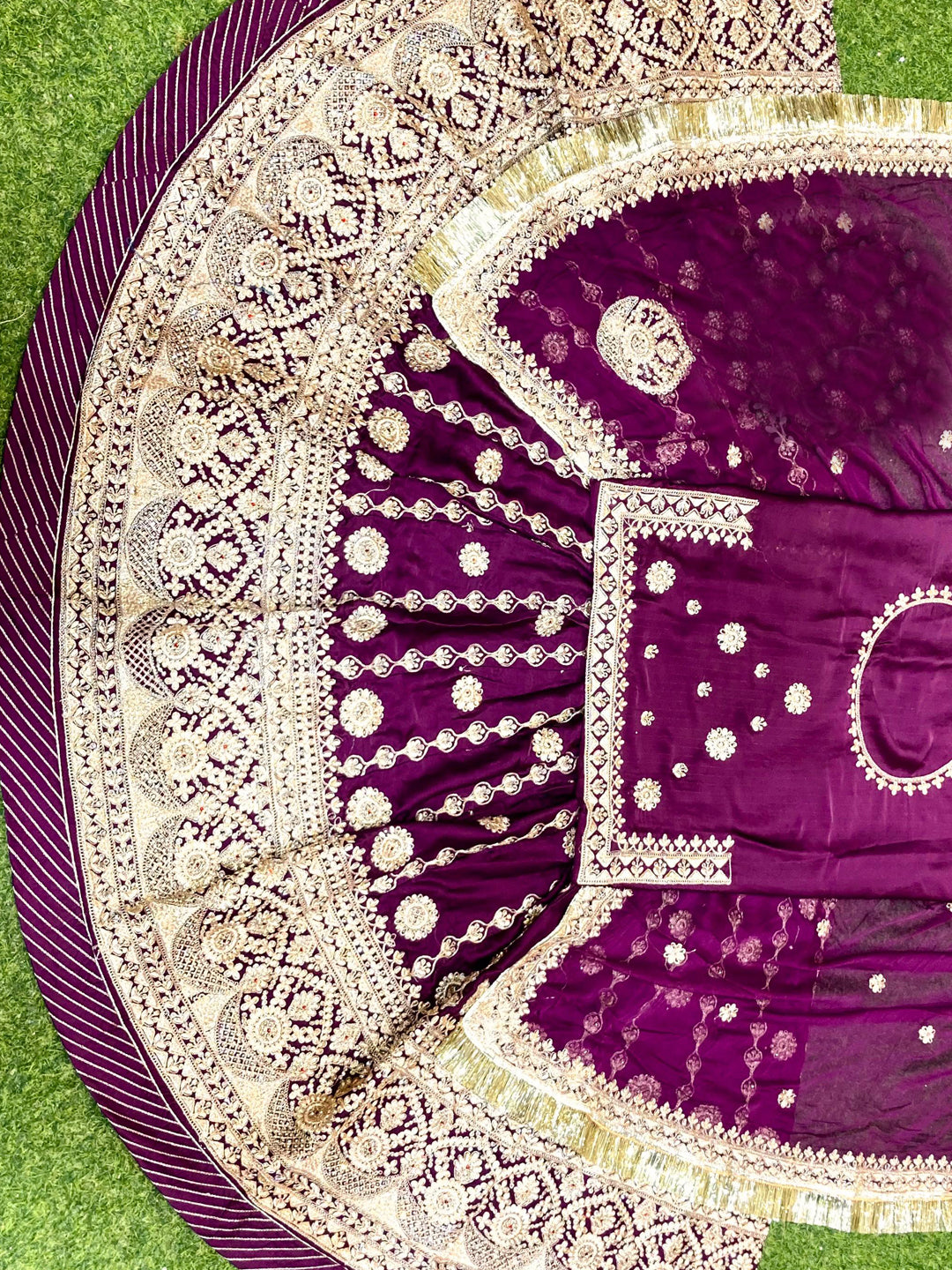 Bamber Satin Wedding Sangeet Premium quality Rajputi Poshak-91296