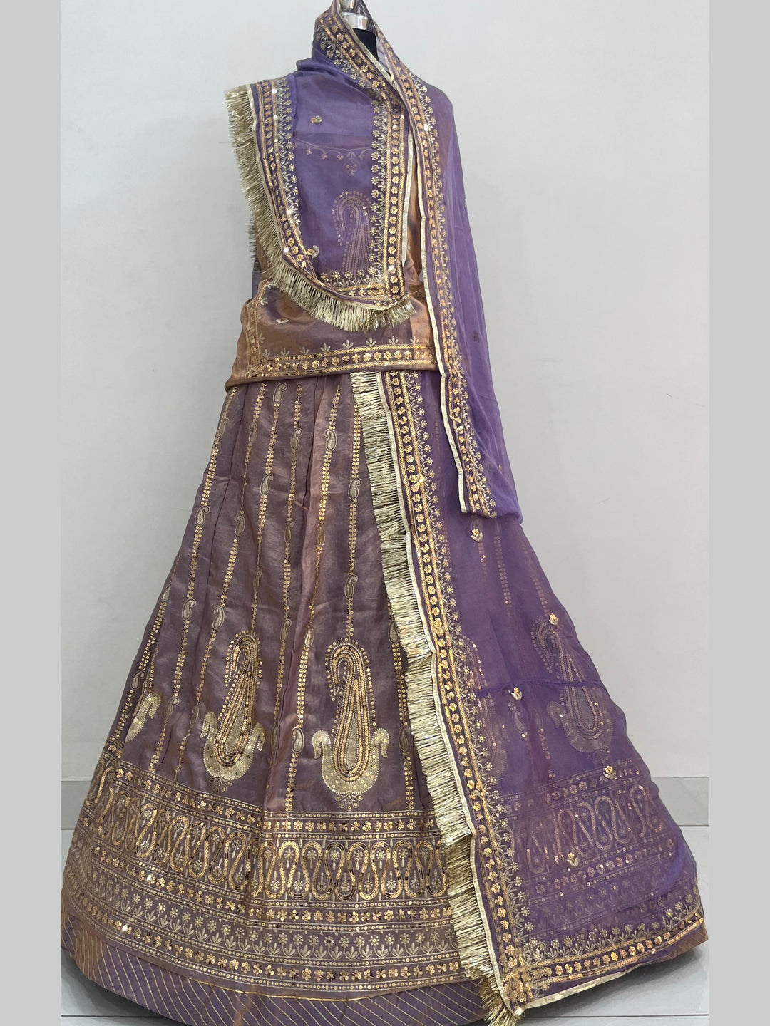 Sinduri Crush Part Wear Rajputi Poshak for Women in Purple -91947