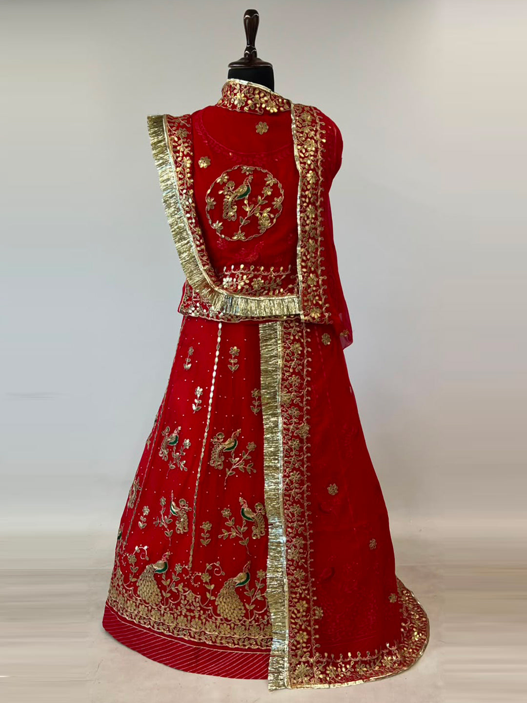 Humrahi Pure Rajputi Poshak - Traditional Rajasthani Dress with Gota Patti Work-92033
