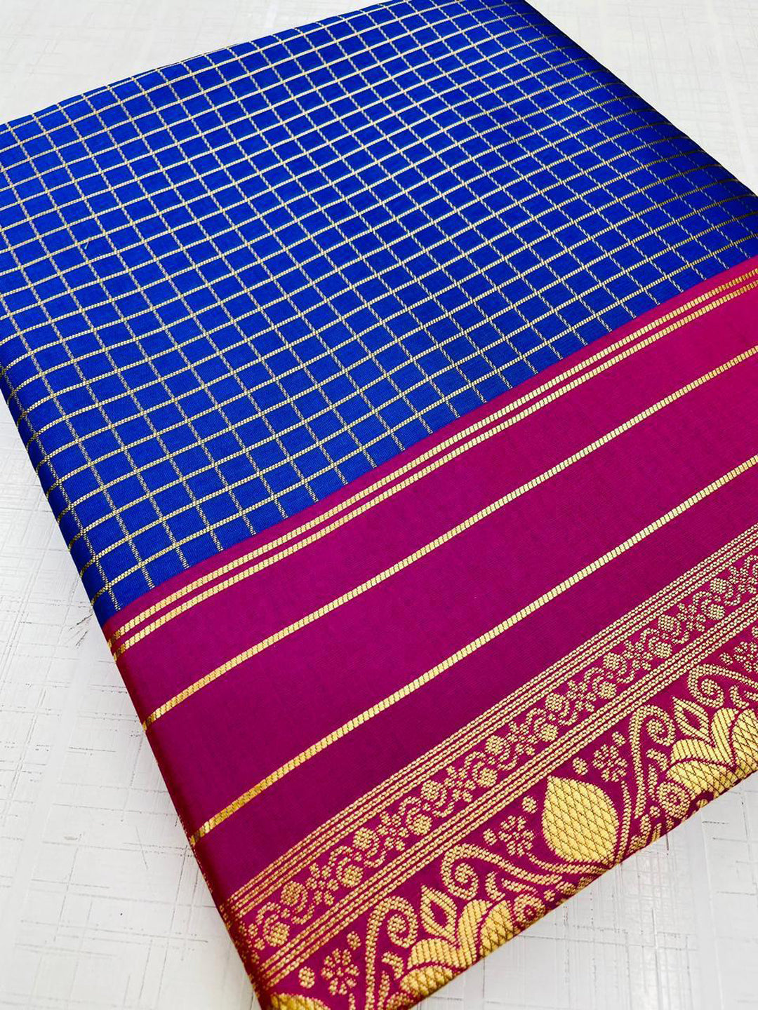 Presenting Enchanting Yet Breathable Blue Banarasi Sarees For Intimate And Big Fat Indian Weddings.