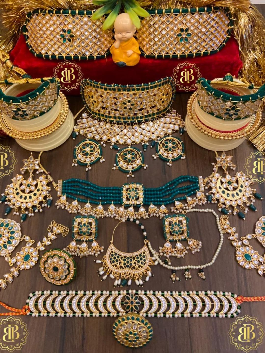 Rajwadi Rajputi Jewellery Combo Set-30967