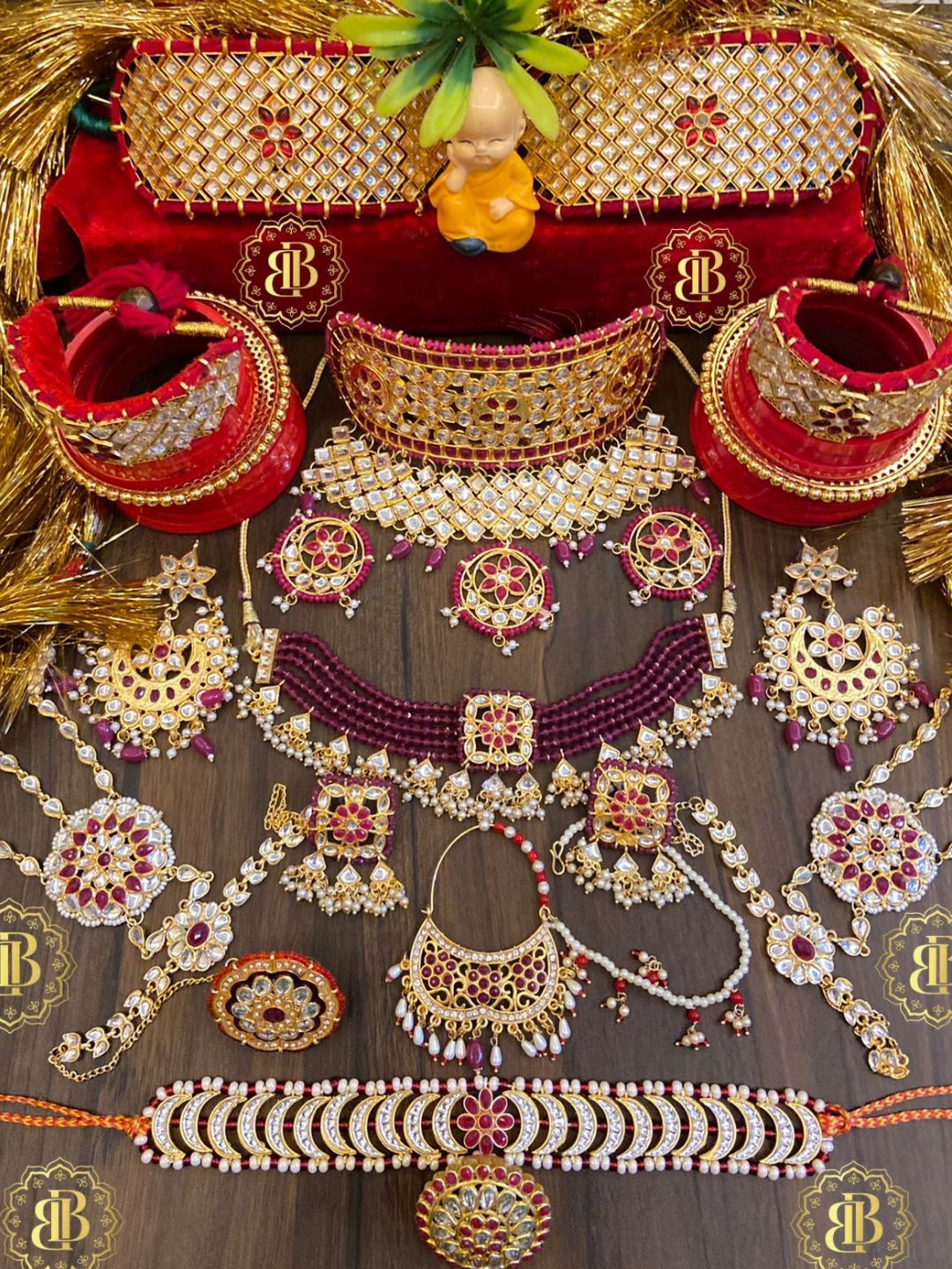 Rajwadi Rajputi Jewellery Combo Set-30968