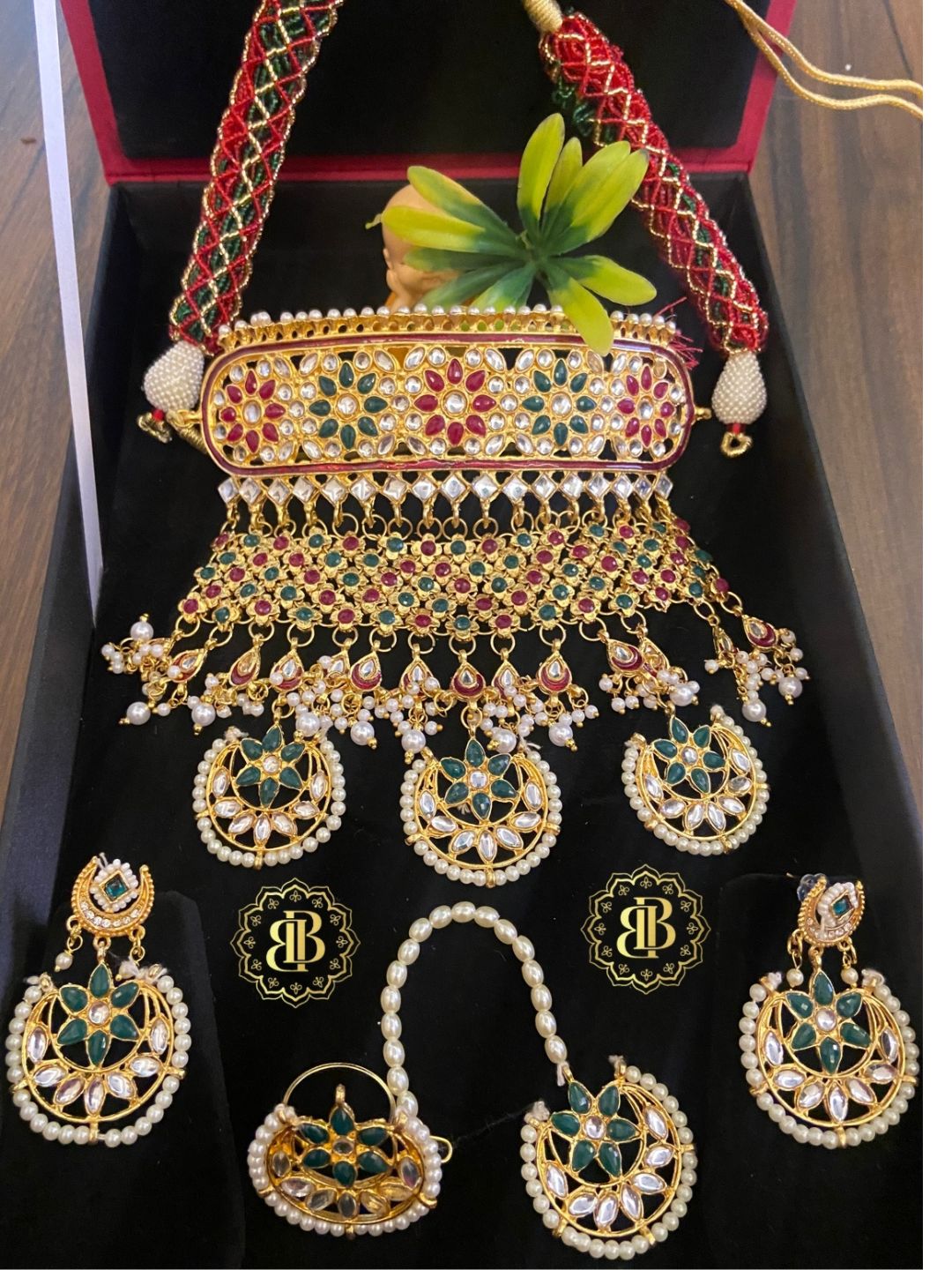 Kundan Rajputi Aad Choker Set-30974