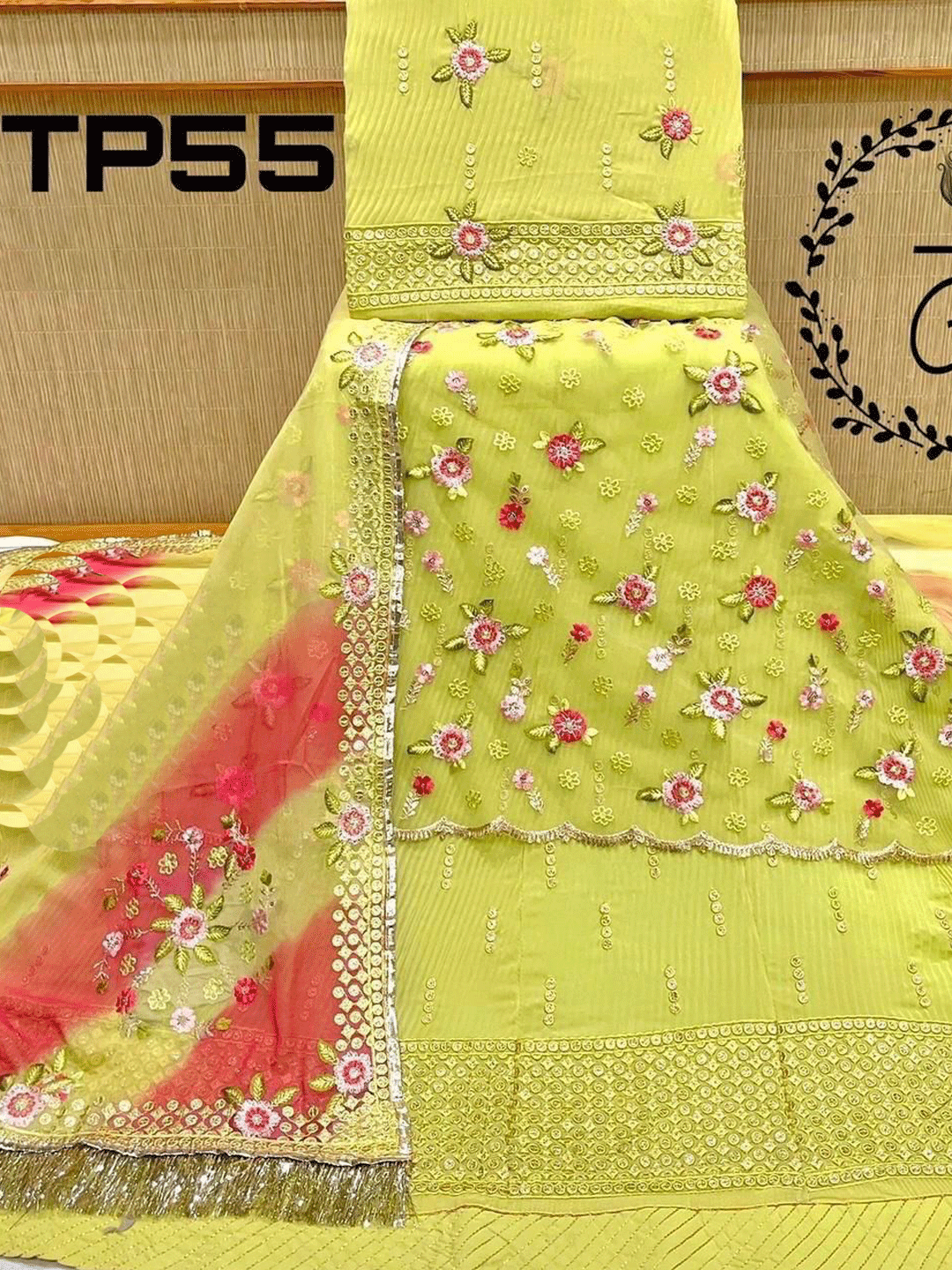 Stone Half Pure Traditional Wedding Rajputi Poshak In Yellow Color-61037