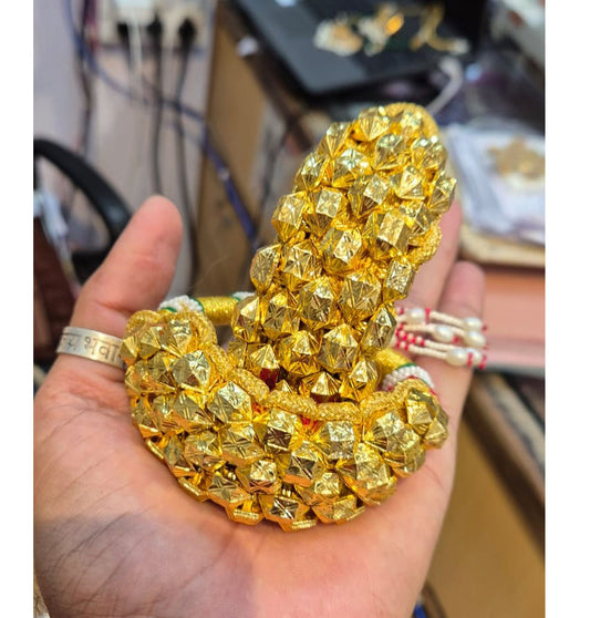 Rajputi premium quality Gold pochi combo Jewellery Set-301190