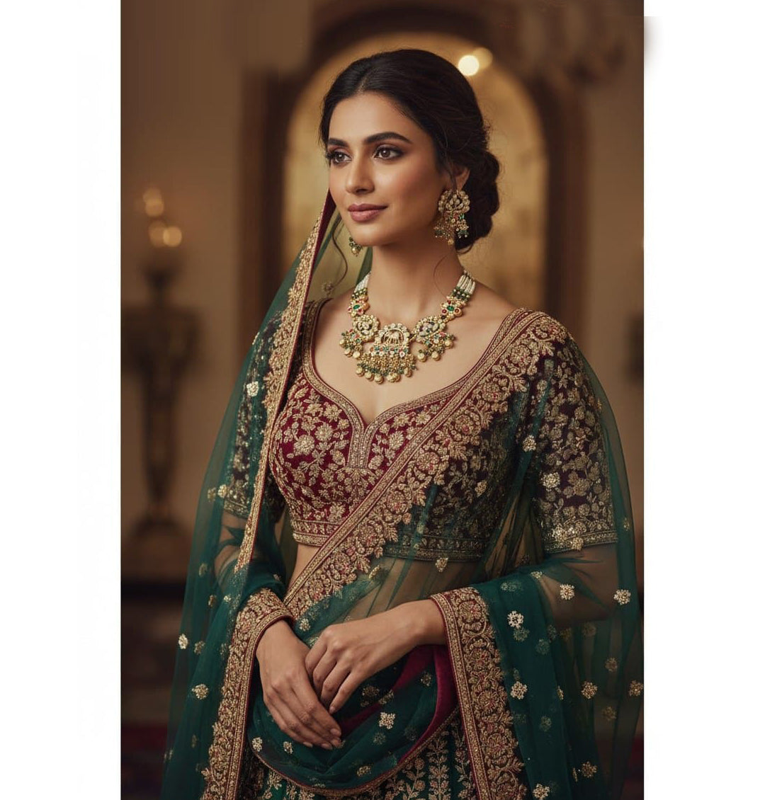 Necklace Brass High Gold Antique Combo Jewellery Set-20101