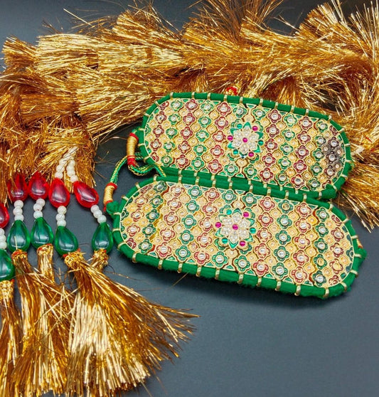 Royal Traditional Bajuband/Rajputi Baju/Rajwadi Baju With Loom-301004