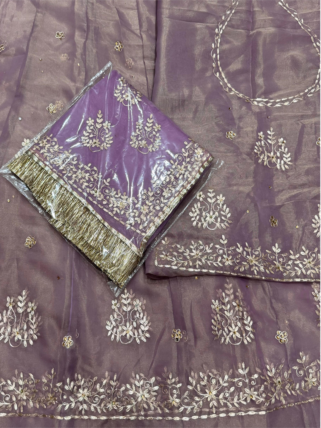 Tissue High Quality Wedding Party Wear Traditional Rajputi Poshak with Pittan work-81533