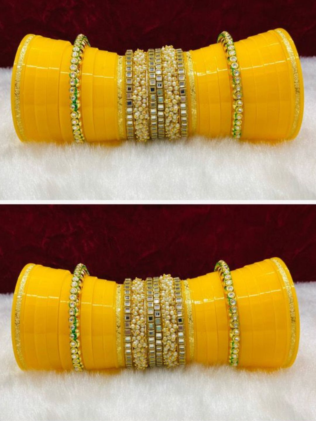 Rajputi Dhalu Chuda Set, Rajasthani chura Set For Bridal, Dhalu Bangles Set For Women-30910