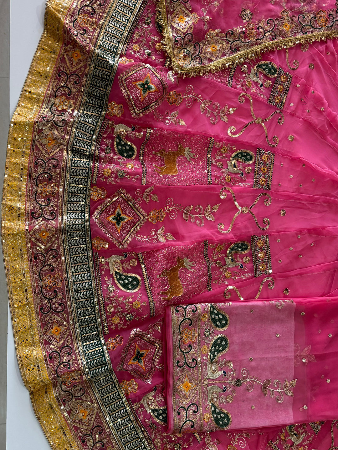 4 Meter flare Gher Vintage Festival wedding Rajputi Poshak-91738