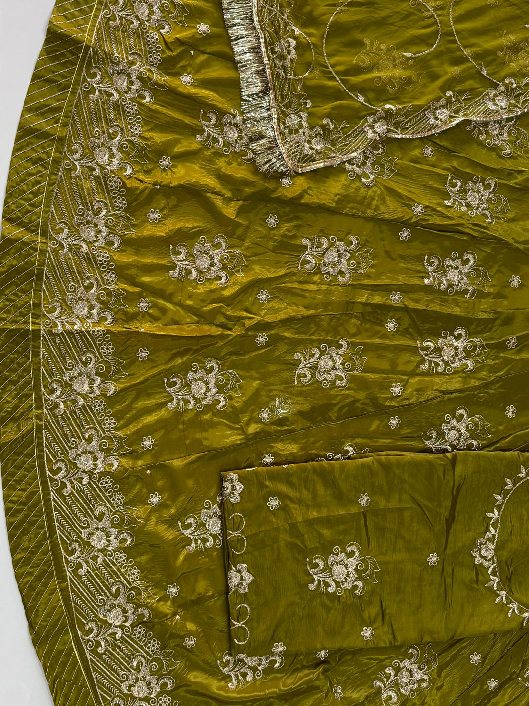 Silk Crape Festival Rajputi Poshak-91736