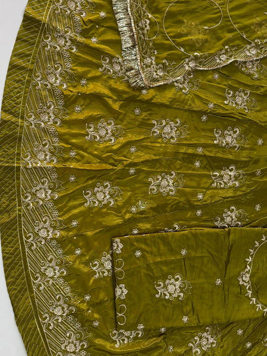 Silk Crape Festival Rajputi Poshak-91736