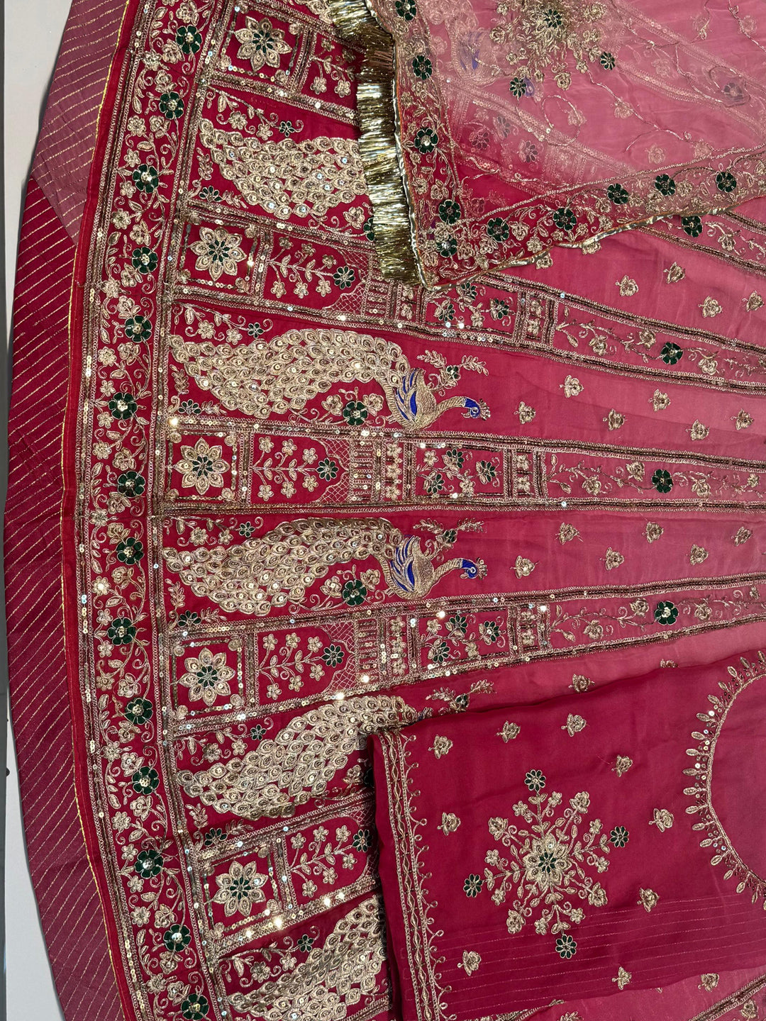 Double Shaded Humrahi Wedding Festival Rajputi Poshak-91737