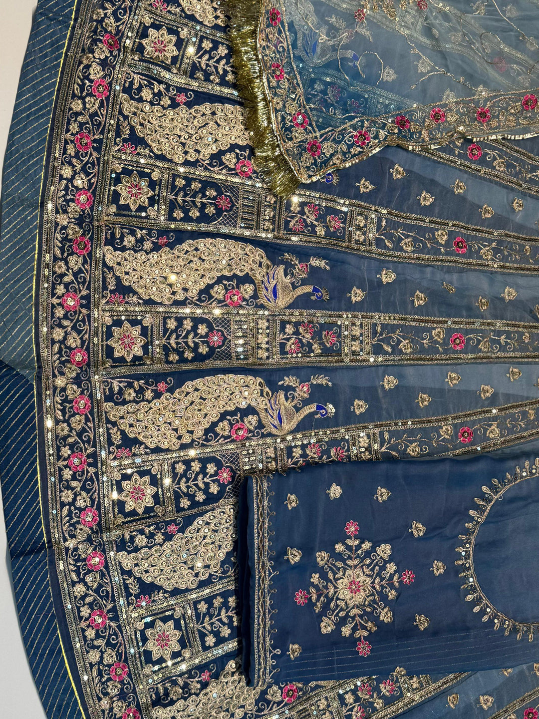 Double Shaded Humrahi Wedding Festival Rajputi Poshak-91737