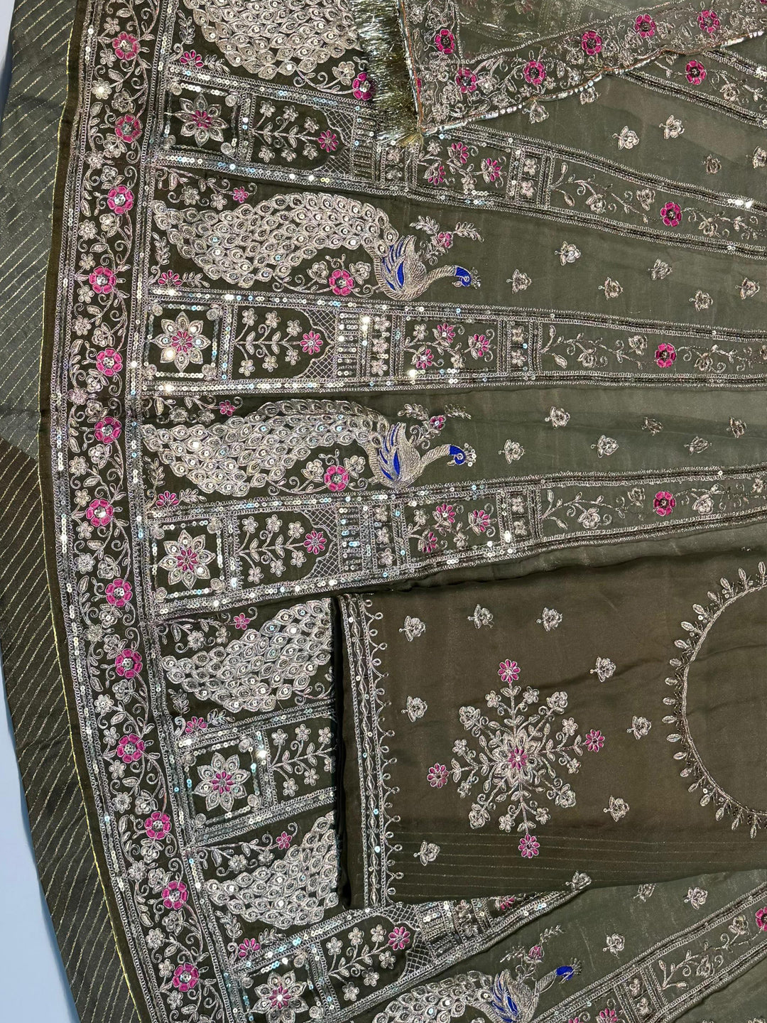 Double Shaded Humrahi Wedding Festival Rajputi Poshak-91737