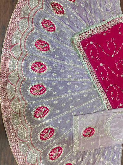 Premium Pure Rajputi Poshak Wedding Party Wear Designer Outfit for Women-91800