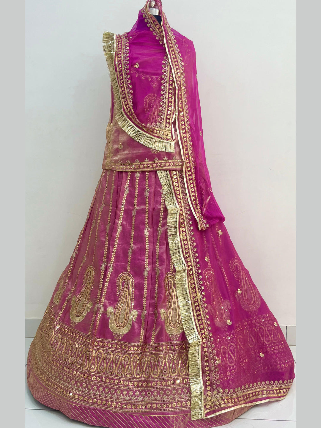 Sinduri Crush Part Wear Rajputi Poshak for Women in Pink -91946