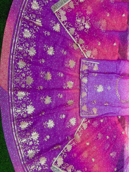 Premium Blooming Double Shaded Rajputi Poshak – Traditional Bandej Print Wear-91892