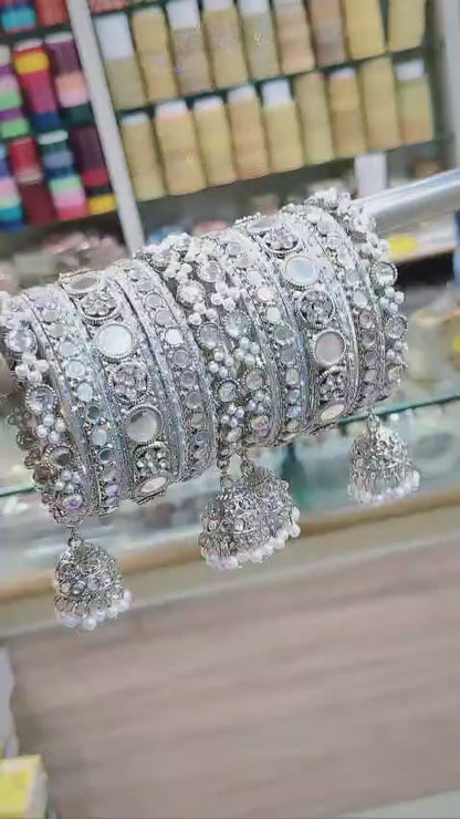 Royal Indian Bridal Chura with Beautiful Kundal Work Design-20170